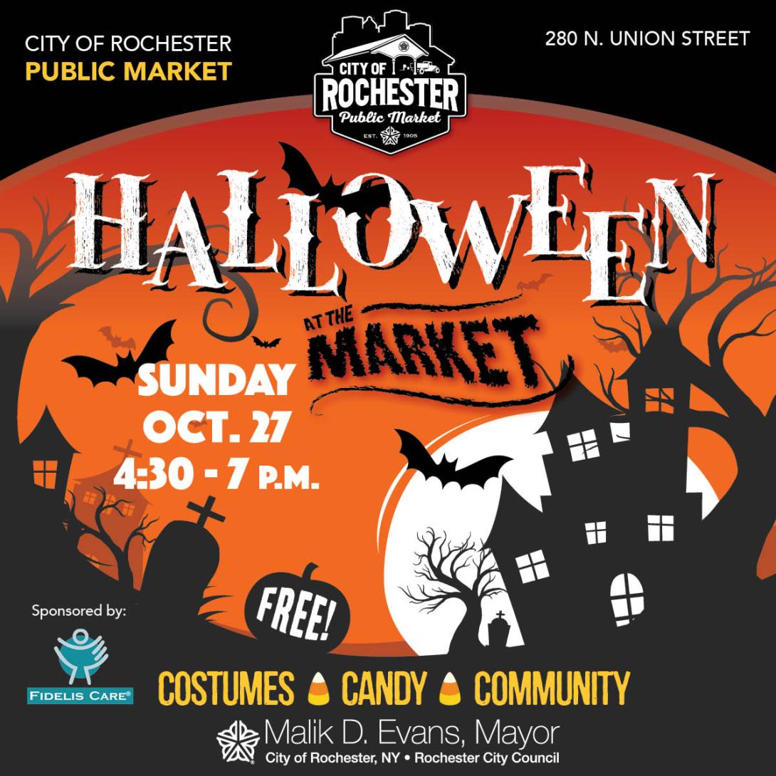 Halloween at the Market City of Rochester, New York